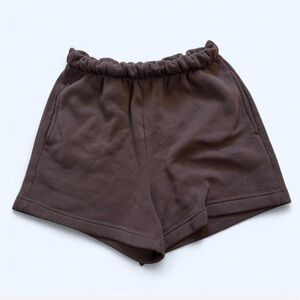 High Waist Brown Women's Shorts
